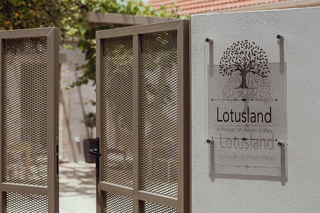 Lotusland, A Relaxing House At Amari Rethymno Villa Agia Fotini  Bagian luar foto
