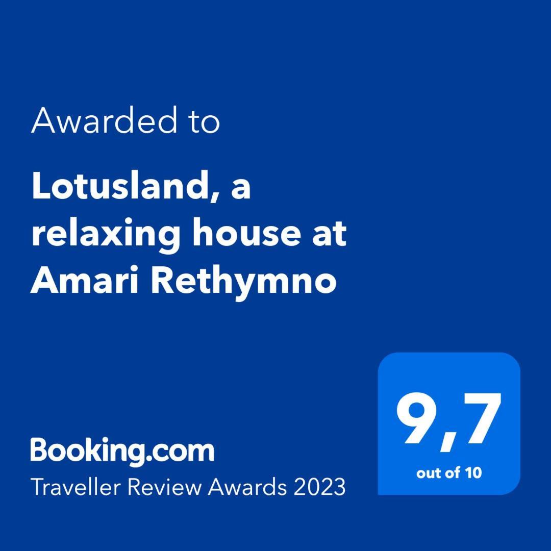 Lotusland, A Relaxing House At Amari Rethymno Villa Agia Fotini  Bagian luar foto